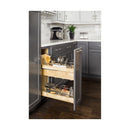 8" Wide No Wiggle Utensil Bin Vanity Cabinet Bin Soft Close Base Cabinet Pull Out Organizer - image 2