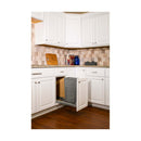 EMBM Series Bottom Mount 35 Qt Single Bin Trash Can Pull Out with Soft-Close Slides for 15" Base Cabinets - image 2