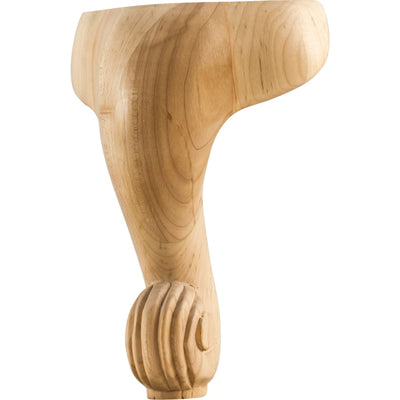 French Traditional Furniture Leg - Foot with Queen Anne Styling, 8"H x 5"W x 5"D - FINAL SALE - image 1