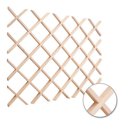 36 Inch x 36 Inch Wine Lattice Storage Rack - image 1