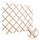 25 Inch x 45 Inch Wine Lattice Storage Rack with Beveled Joints - image 1