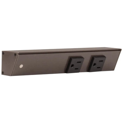 9" APT Series Slim Angle Power Strip, Left Entry - image 1