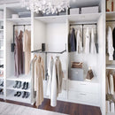 Expandable 25-1/2" to 35" Wardrobe Lift Pull Down Powder Coated Closet Clothes Rod - 45 Lb Capacity - image 3