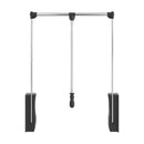 Expandable 25-1/2" to 35" Wardrobe Lift Pull Down Powder Coated Closet Clothes Rod - 45 Lb Capacity - image 6