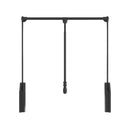 Adjustable 33-48" Wide Pull Down Soft Close Closet Clothes Wardrobe Lift Garment Rod with Handle - 45 Lb Capacity - image 7