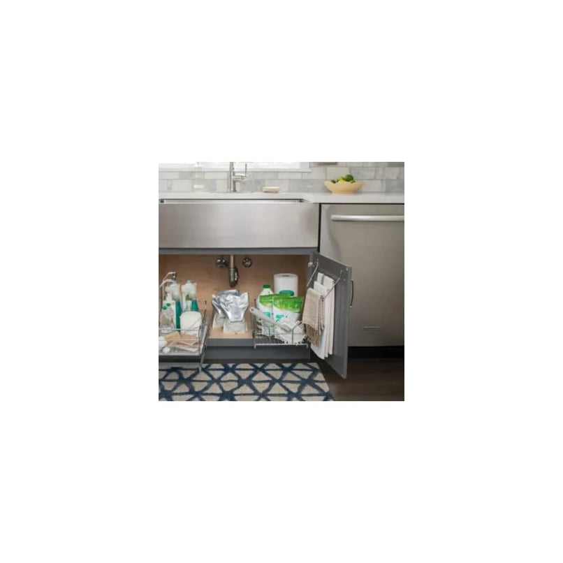 Door Mount 3 Tier Dish Towel Holder / Dish Cloth Rack / Kitchen Towel Hanger - image 4