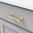 Studio 3-3/4" Center to Center Square Block Bold Cabinet Handle / Drawer Pull - image 23