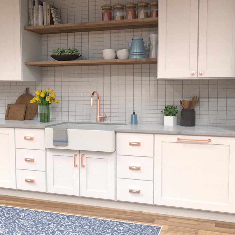 Studio 3-3/4" Center to Center Square Block Bold Cabinet Handle / Drawer Pull - image 34