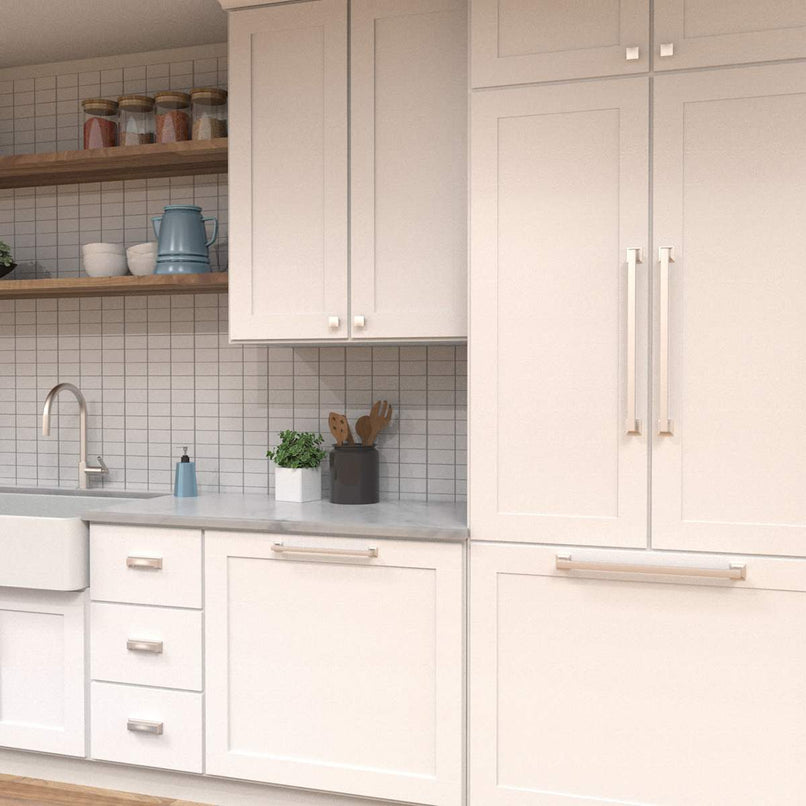 Studio 3-3/4" Center to Center Square Block Bold Cabinet Handle / Drawer Pull - image 36