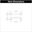 Studio 5-1/16" Center to Center Square Block Bold Cabinet Handle / Drawer Pull - image 4