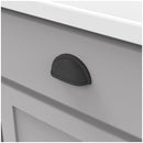 Williamsburg 3" Center to Center Traditional Rustic Farmhouse Cabinet Cup Handle / Drawer Cup Pull - image 19