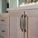 Refined Rustic 5-1/16" Center to Center Vintage Raw Hammered Cabinet Handle / Drawer Pull - image 3