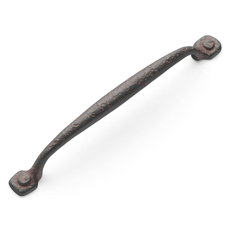 Refined Rustic 6-5/16" Center to Center Vintage Raw Hammered Cabinet Handle / Drawer Pull - image 13