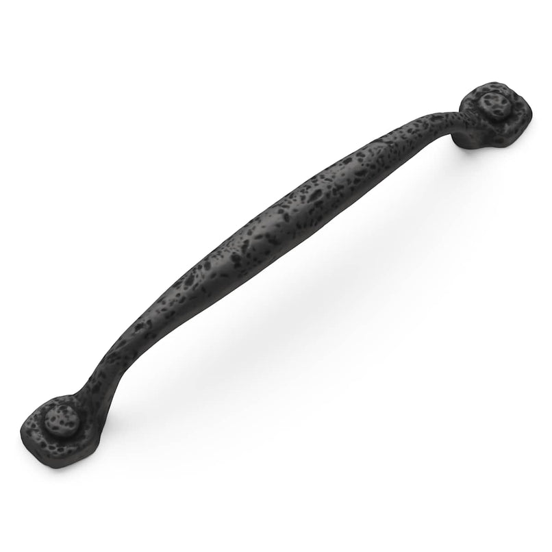 Refined Rustic 6-5/16" Center to Center Vintage Raw Hammered Cabinet Handle / Drawer Pull - image 12
