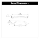 Refined Rustic 5-1/16" Center to Center Vintage Raw Hammered Cabinet Handle / Drawer Pull - image 4