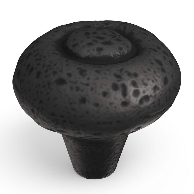 Refined Rustic 1-1/2" Vintage Raw Craftsman Look Mushroom Cabinet Knob / Drawer Knob - image 7
