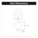 Refined Rustic 1-1/2" Vintage Raw Craftsman Look Mushroom Cabinet Knob / Drawer Knob - image 4