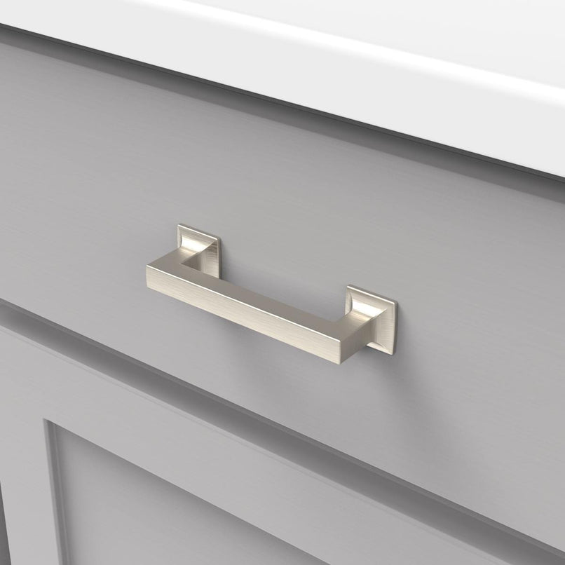 Studio 3-3/4" Center to Center Square Block Bold Cabinet Handle / Drawer Pull - image 16