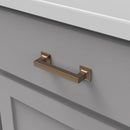 Studio 3-3/4" Center to Center Square Block Bold Cabinet Handle / Drawer Pull - image 18