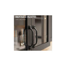 Refined Rustic 5-1/16" Center to Center Vintage Raw Hammered Cabinet Handle / Drawer Pull - image 8