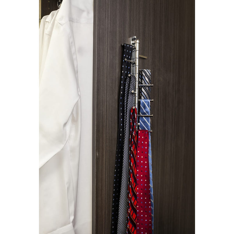 Closet System 14" Cascading Tie Belt Pants Organizer with 12 Free Swing Hooks - image 3