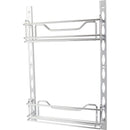 11-9/16" Wide Cabinet Door Mounted Tray System Spice Rack with Adjustable Shelves - image 2