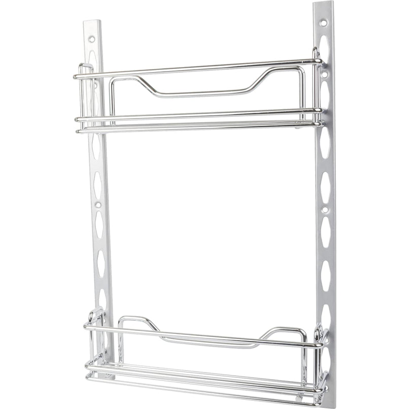 11-9/16" Wide Cabinet Door Mounted Tray System Spice Rack with Adjustable Shelves - image 2