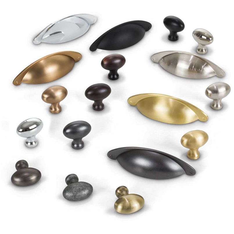 Lyon 1-9/16" Oval Egg Classic Cabinet Knob / Drawer Knob - image 2