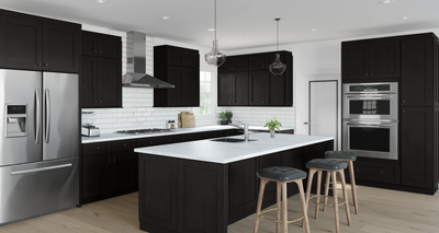 10x10 Kitchen Cabinet Set - Tricorn Black