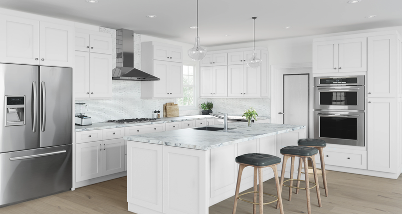 10x10 Kitchen Cabinet Set - Shaker White