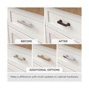 Builder's Program 3-3/4 Inch Center to Center Bar Cabinet Pull - image 7