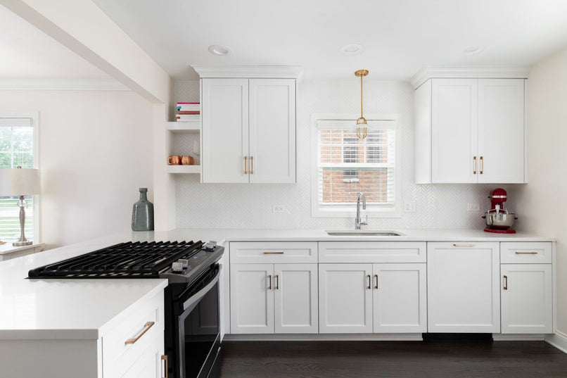 10 Foot Run Cabinet Set - Value Shaker White