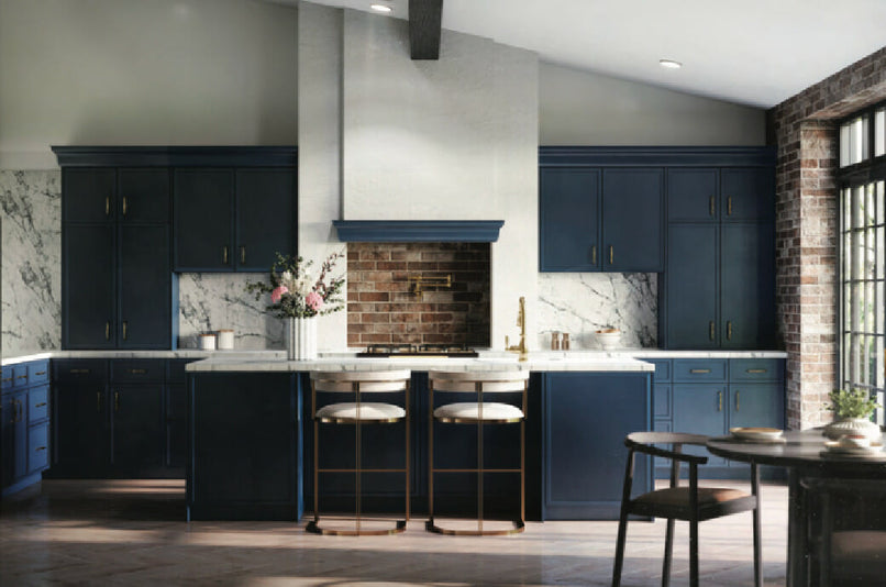 PD-AW36 Single Door Cabinets 36 Inch Wall Angle Corner Cabinet | Petit Blue - image 5