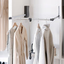Expanding 21" to 24" Wide Pull Down Clothes Closet Rod Wardrobe Lift - 45 lb Capacity - image 1
