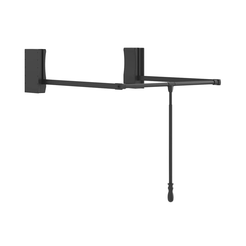 Contemporary Adjustable 32" - 48" W Hydraulic Pull Down / Drop Down Closet Rod with Handle / Wardrobe Lift - image 6