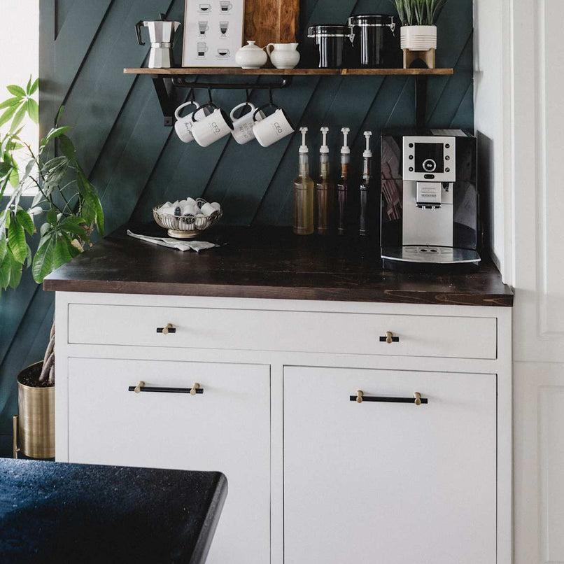 Fonce 2" Long Euro Luxury Solid Brass Urban "T" Bar Luxury Cabinet / Drawer Knob - image 8