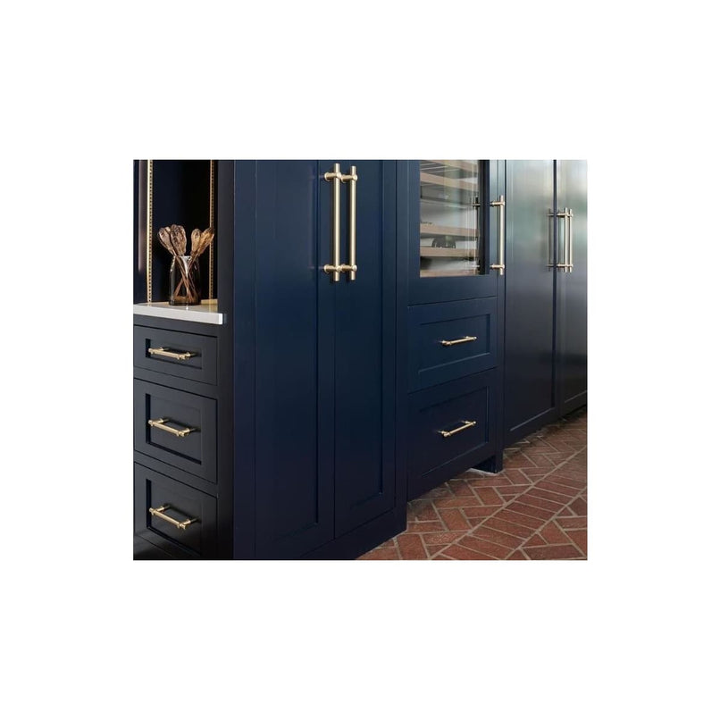 Fonce 2" Long Euro Luxury Solid Brass Urban "T" Bar Luxury Cabinet / Drawer Knob - image 9