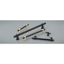 Fonce 12" Center to Center Luxury Solid Brass Euro Bar Style Appliance Pull / Handle - image 8