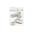 Solid Brass 4-1/2" Center to Center Designer Coastal Fish Cabinet Handle with Shell Inlays - image 6