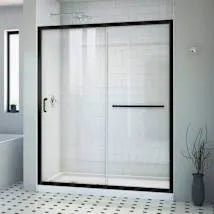Semi-Frameless Shower Doors