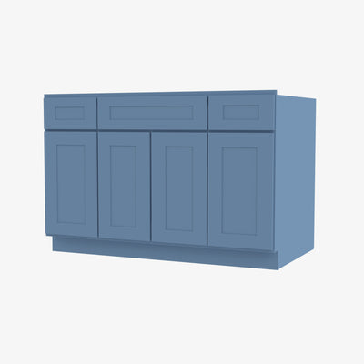 Sink Base Combo Vanity with Drawers | AX-S4821B12D-34-1/2″ - image 1