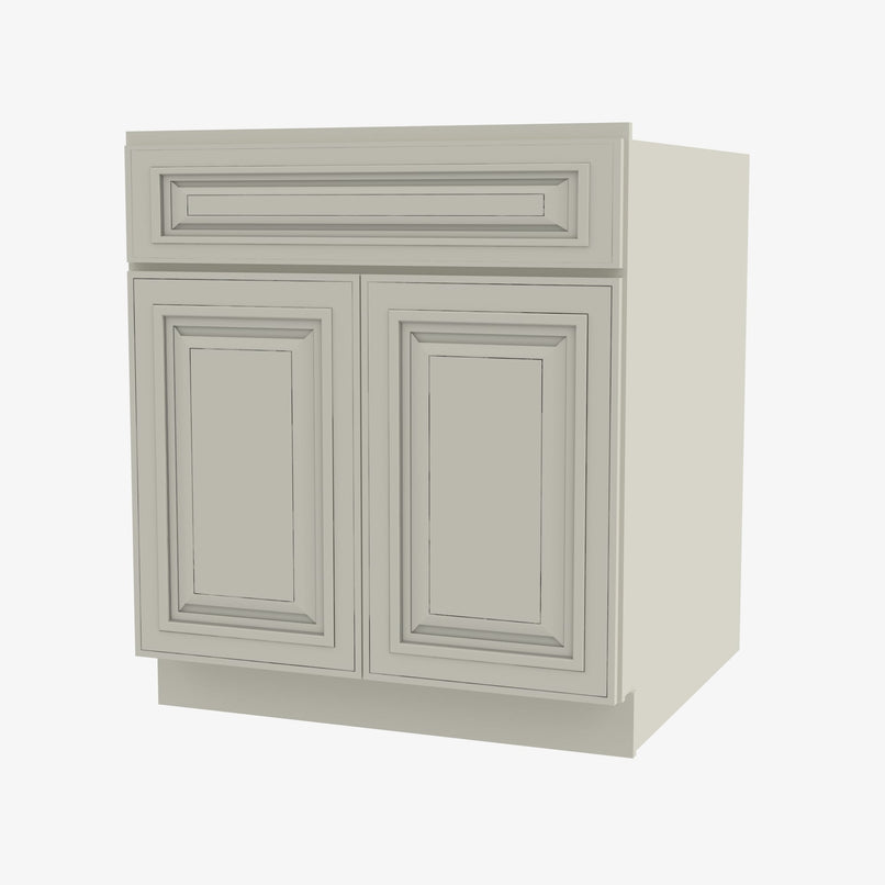 SL-SB33B Double Door 33 Inch Sink Base Cabinet | Signature Pearl - image 1