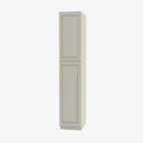 SL-WP1890 Double Door 18 Inch Tall Wall Pantry Cabinet | Signature Pearl - image 1