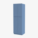 Tall Wall Pantry Cabinet with Butt Doors | AX-WP2490B - image 1