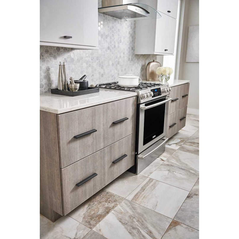 Modern Metro 8 Inch Center to Center Cup Cabinet Pull from the Sanctuary II Collection - image 16