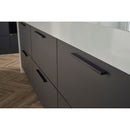 Modern Metro 8 Inch Center to Center Cup Cabinet Pull from the Sanctuary II Collection - image 13