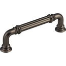 Reeded 3-3/4 Inch Center to Center Handle Cabinet Pull from the Chareau Collection - image 3