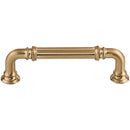 Reeded 3-3/4 Inch Center to Center Handle Cabinet Pull from the Chareau Collection - image 1