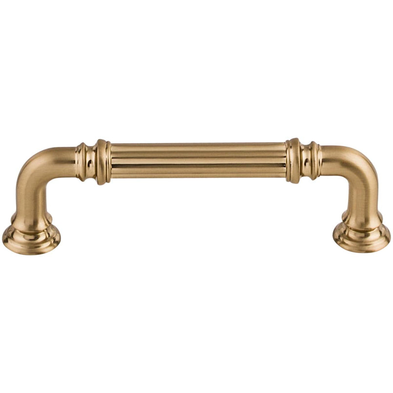 Reeded 3-3/4 Inch Center to Center Handle Cabinet Pull from the Chareau Collection - image 1