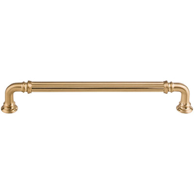Reeded 7 Inch Center to Center Handle Cabinet Pull from the Chareau Collection - image 1